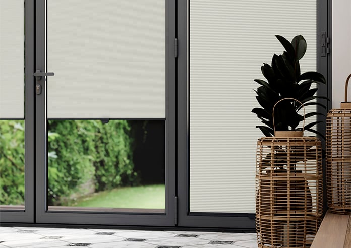 Nocturne (Blackout), Vanilla - Stick Fit Slim Honeycomb Blind - Image 5